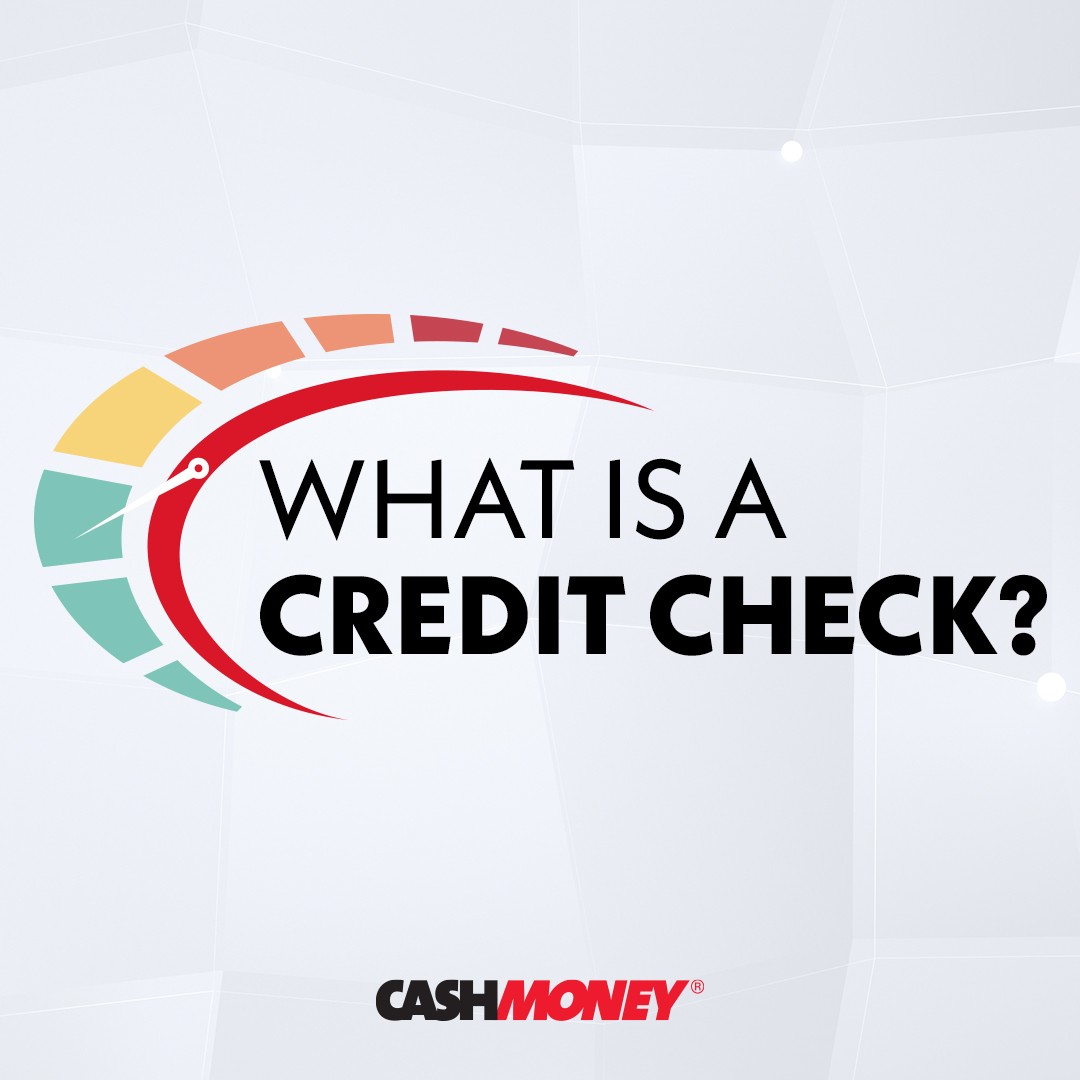 The title What Is a Credit Check with a multi-colored half-circle beside it.